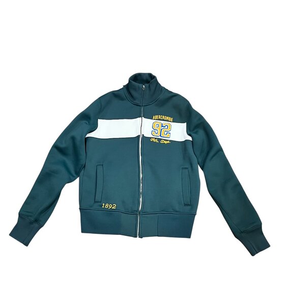 Abercrombie & Fitch Vintage Track Jacket Green L